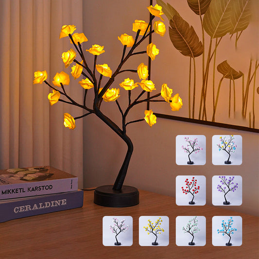 LED Table Lamp | Flower Tree Rose Lamps